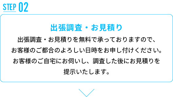 出張調査・お見積り